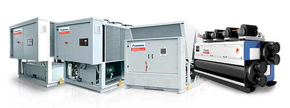 Chillers (heat source side)